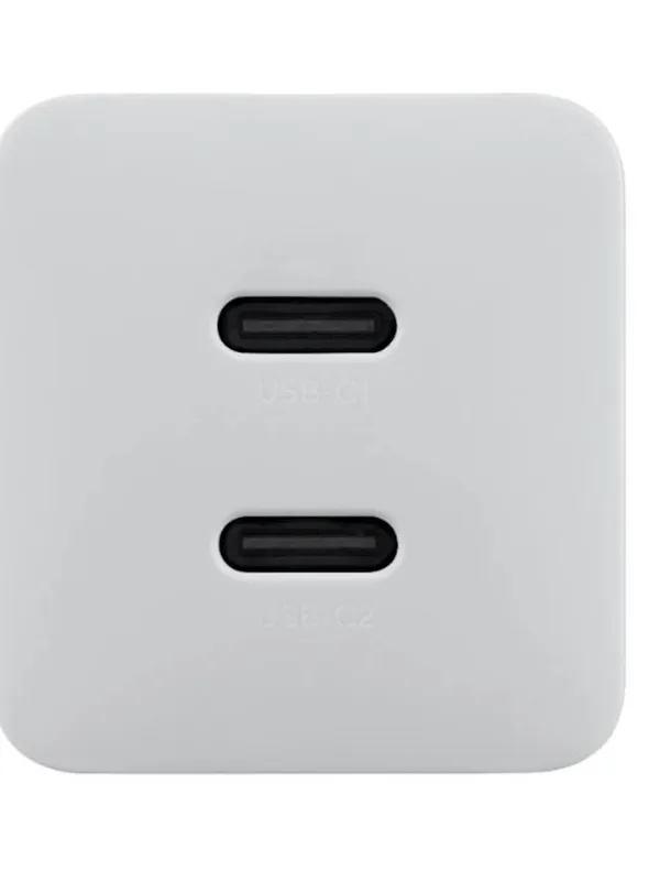 ASUS 65W USB-C GaN Charger, 2x USB-C, 65W Max, bel