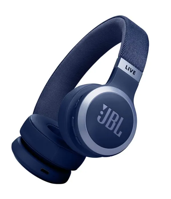 JBL Live 670NC Bluetooth naglavne brezžične slušalke, modre