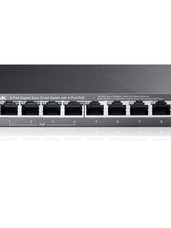 TP-LINK TL-SG108PE 8-port gigabit (4x PoE+) RJ45 Easy Smart mrežno stikalo switch