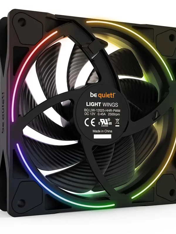 BE QUIET! LIGHT WINGS (BL073) 120mm 4-pin ARGB PWM ventilator