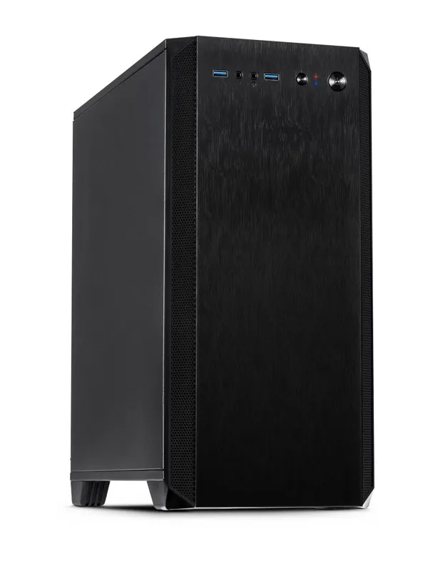 INTER-TECH H-606 micro ATX črno ohišje