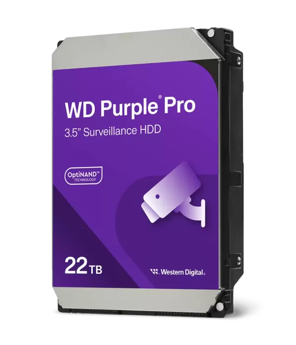 WD 22TB Purple Pro 3,5" SATA 6Gb/s 7200rpm 512MB HDD disk