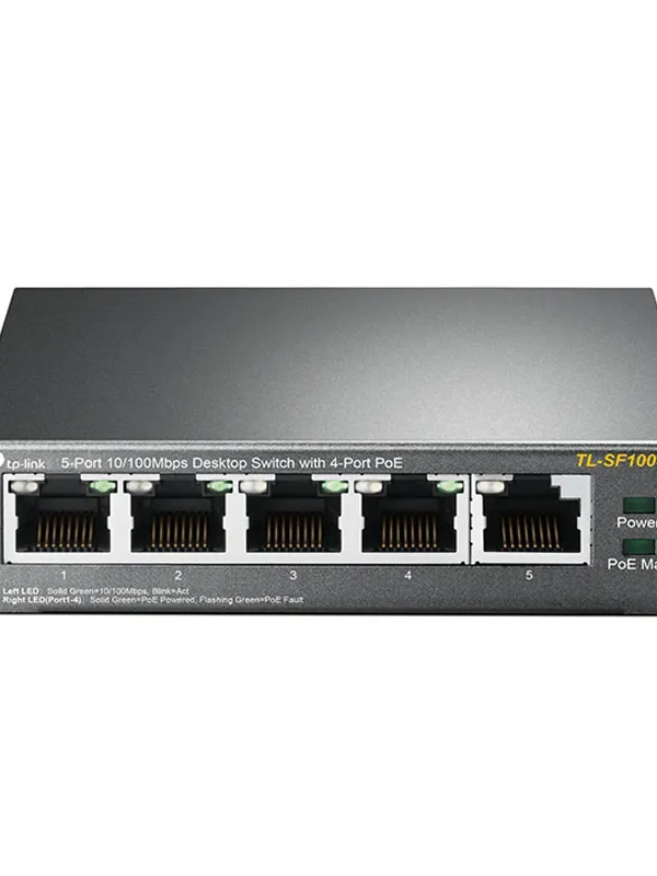 TP-LINK TL-SF1005P 5-port 10/100Mbps (4x PoE+) RJ45 mrežno stikalo switch