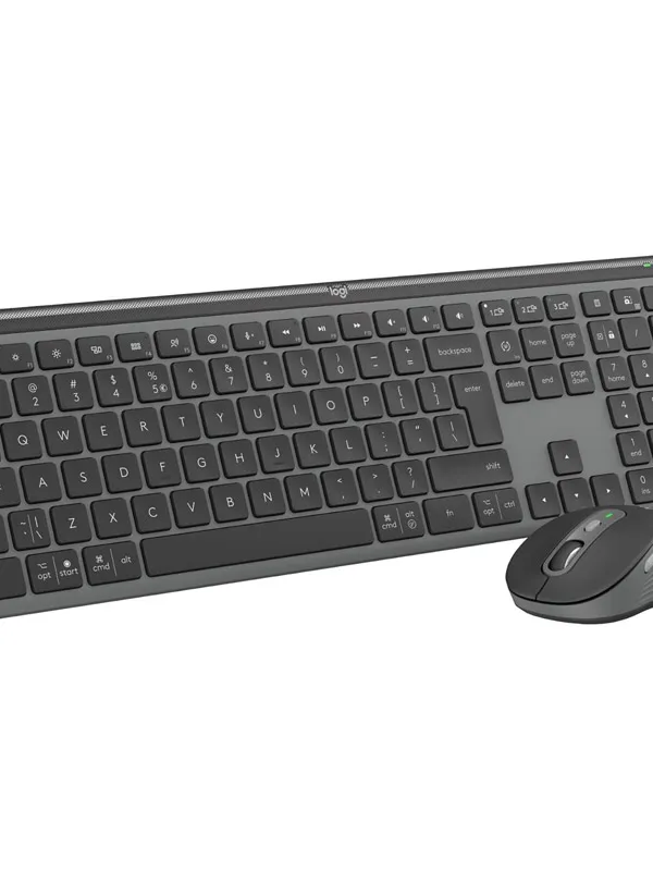 LOGITECH Signature Slim Combo MK950 črna slo tisk brezžična tipkovnica + miška