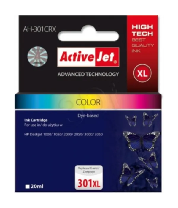ActiveJet komplet barvnih  črnil HP CH564 301XL