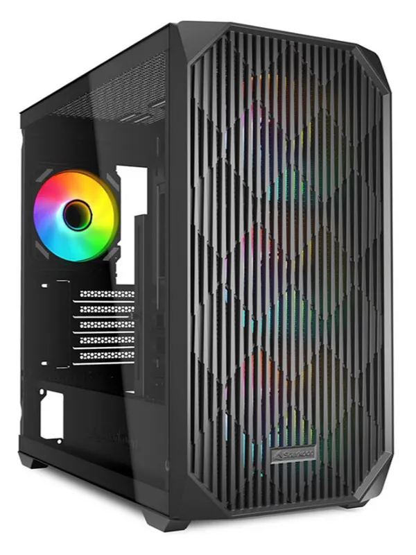 SHARKOON MK3 RGB microATX okno črno ohišje