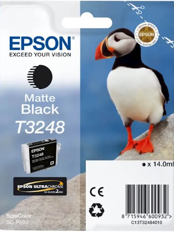 ČRNILO EPSON ČRNO, MATTE BLACK ZA SURECOLOR SC-P401, 14ml