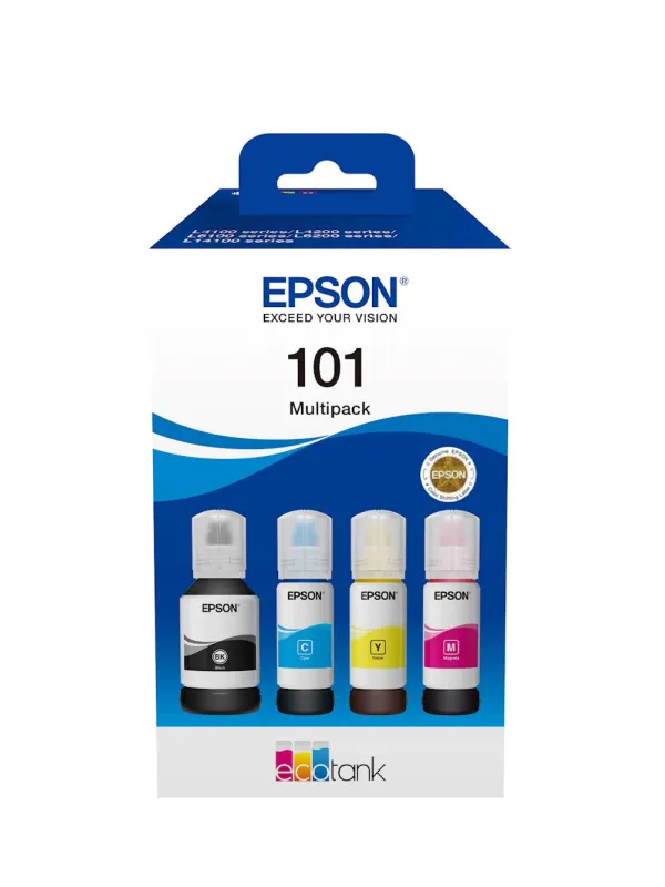 KOMPLET 4x STEKLENIČK EPSON SERIJA 101