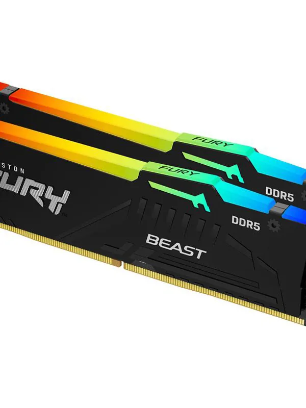 KINGSTON Fury Beast 16GB (2x8GB) 6000MT/s DDR5 CL36 EXPO KF560C36BBEAK2-16 RGB ram pomnilnik