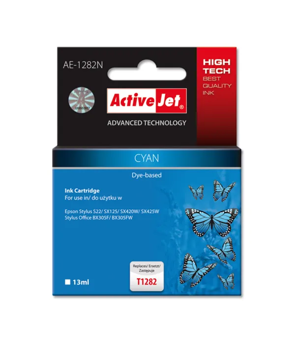 ActiveJet cyan črnilo Epson T1282