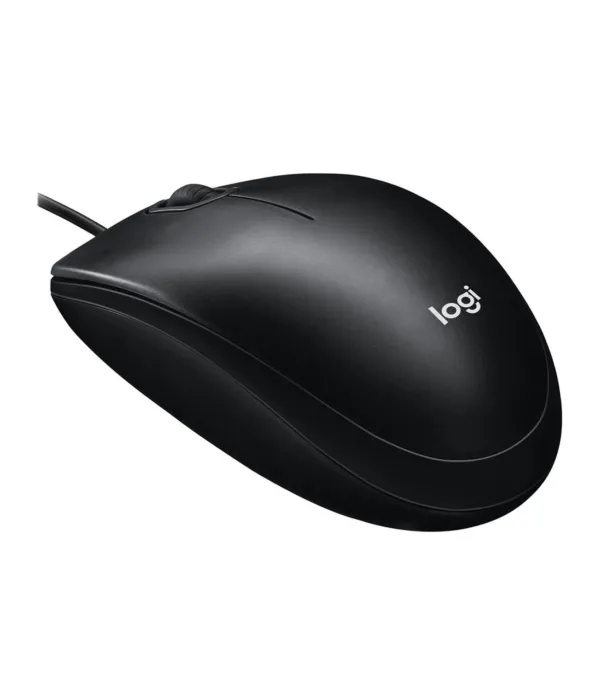 Logitech M100 optična miška, črna