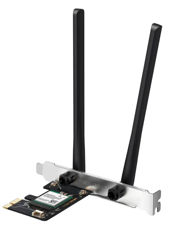 MERCUSYS MA80XE AX3000 WiFi 6 Bluetooth 5.3 Dual Band PCIe mrežna kartica