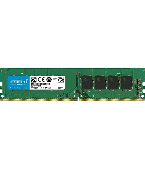 Crucial 8GB DDR4-3200 UDIMM PC4-25600 CL22, 1.2V